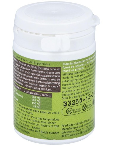 Tegoner 120 Comprimidos de Tegor