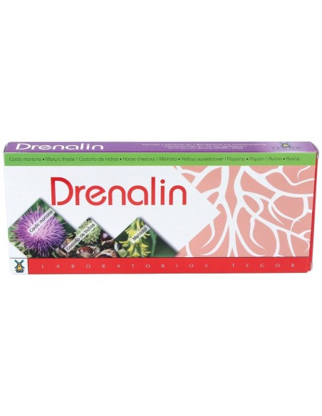 Drenalin 10 Viales De 10 Ml. de Tegor
