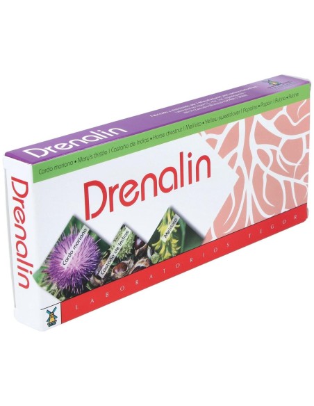 Drenalin 10 Viales De 10 Ml. de Tegor
