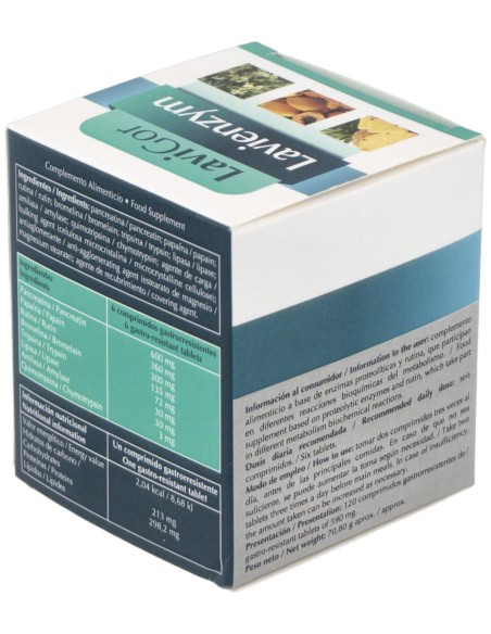 Lavienzym 120 Grageas de Lavigor