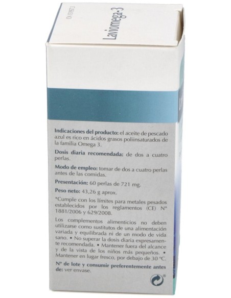 Laviomega 3 60 Perlas de Lavigor