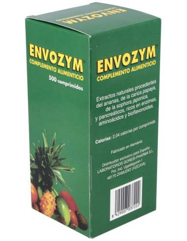 Envozym  Complemento Alimenticio  500  Comprimidos Goresi-Pharma