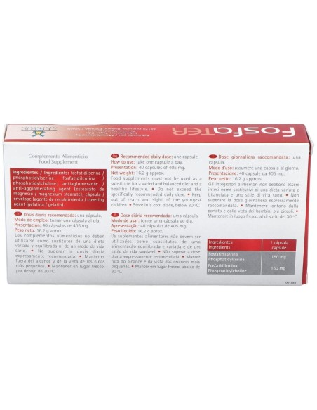 Fosfater 40 Capsulas de Tegor