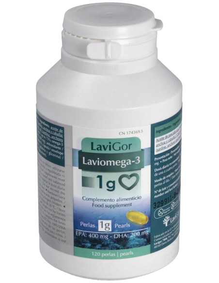 Laviomega 3 1G 120 Perlas de Lavigor
