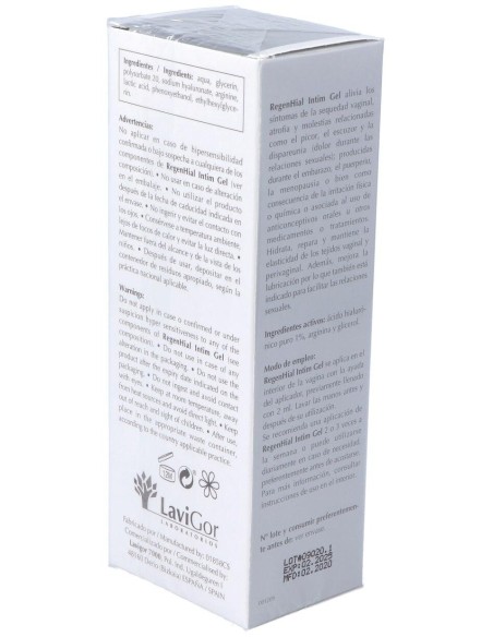 Regenhial Intim Gel 2X24Ml. de Lavigor