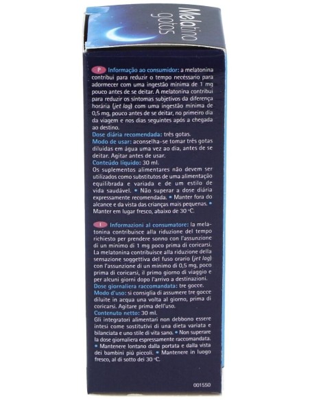 melatina gotas 30 ml.