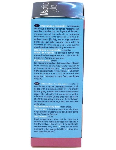 melatina gotas 30 ml.