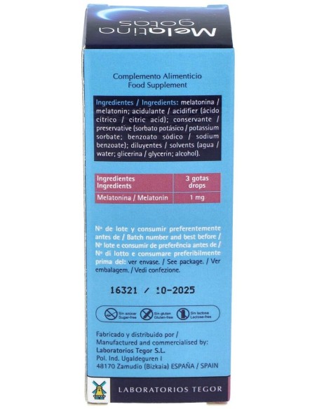 Melatina (Meladormo) 30Ml. de Tegor