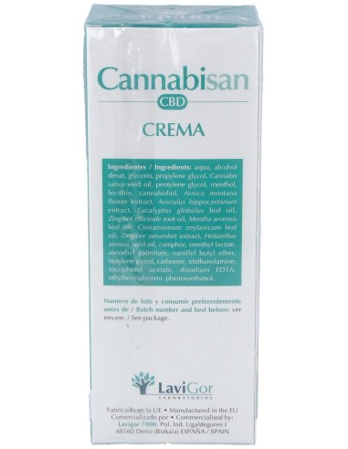 Cannabisan Crema 75 Ml de Lavigor