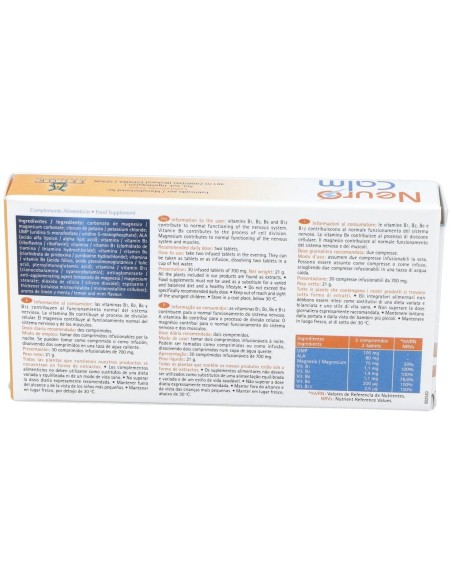 Neuro Calm 30 Comp. Infusionables de Tegor
