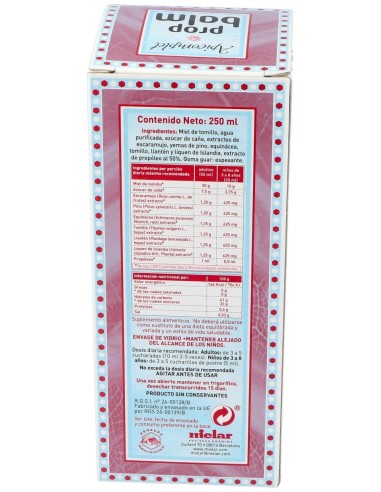 Prop Balm Jarabe 250Ml de Mielar