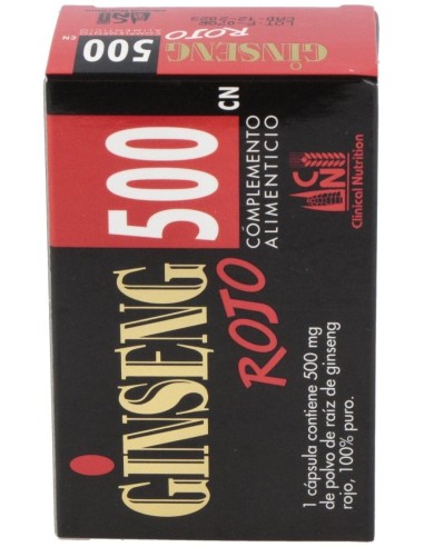 Ginseng Rojo 500Mg. 50Cap. de Cn Clinical Nutrition
