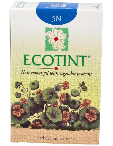 Castaño Claro Tinte Para Cabello de Ecotint