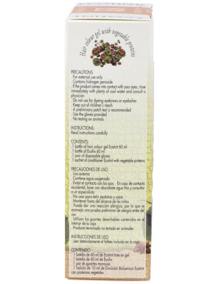 Castaño Claro Dorado Tinte Para Cabello de Ecotint