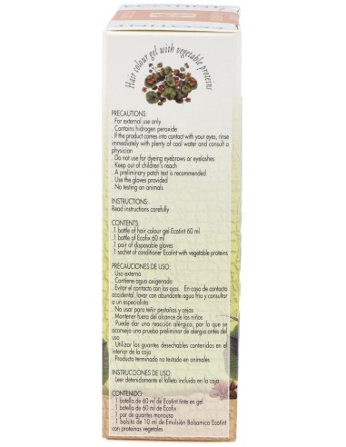 Castaño Claro Dorado Tinte Para Cabello de Ecotint