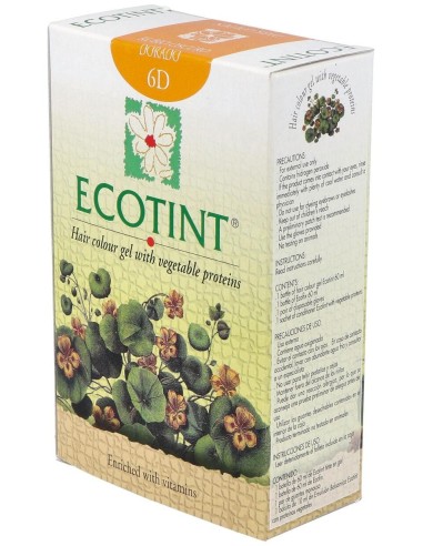 Rubio Oscuro Dorado Tinte Para Cabello de Ecotint