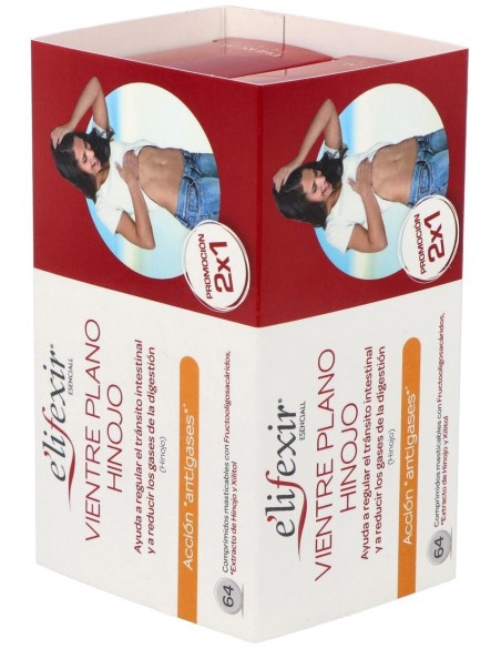 Elifexir Salud 2X1 Vientre Plano Hinojo 32+32Comp. de Elifexir