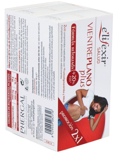 Elifexir Salud 2X1 Vientre Plano Plus 32+32Comp. de Elifexir