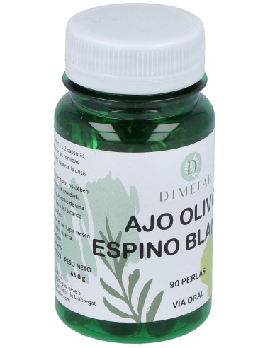 Ajo+Olivo+Espino 90Perlas de Dimefar