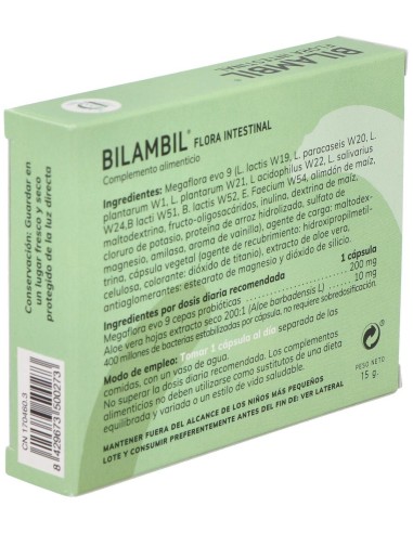 Bilambil Probiotico 30Cap. de Dimefar