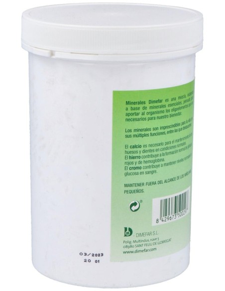 Minerales Dimefar 500Cap. de Dimefar