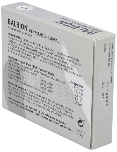 Calmadim Ansie-Stop (Balbion) 30Cap. de Dimefar