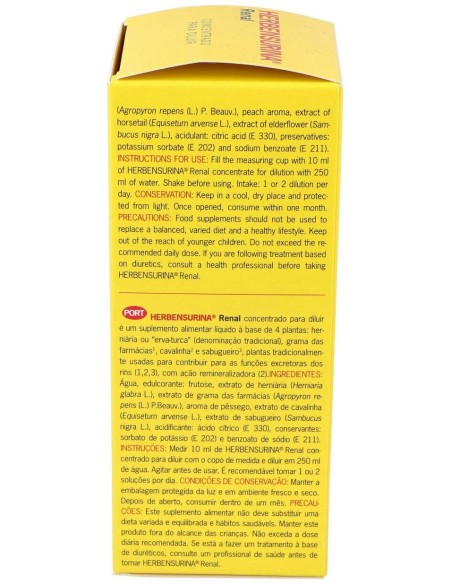 Herbensurina Concentrado Para Diluir 250Ml. de Deiters