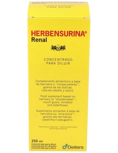 Herbensurina Concentrado Para Diluir 250Ml. de Deiters