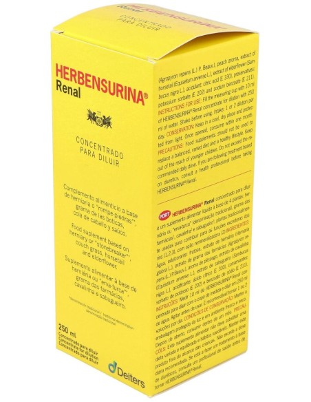 Herbensurina Concentrado Para Diluir 250Ml. de Deiters