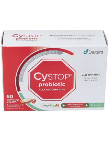 Cystop Probiotic Alta Recurrencia 60Comp. de Deiters