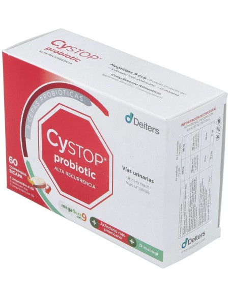 Cystop Probiotic Alta Recurrencia 60Comp. de Deiters