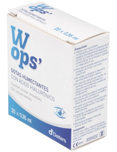 Wops Lagrima Artificial 20Monodosis de Deiters