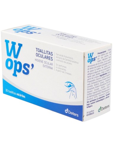 Wops Toallitas Oculares 30Ud. de Deiters