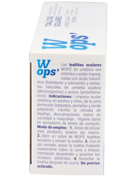 Wops Toallitas Oculares 30Ud. de Deiters
