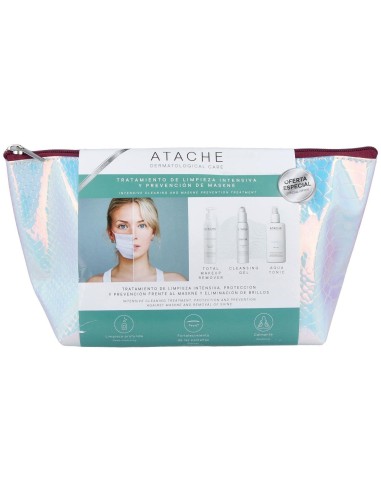 Pack Neceser Doble Desmaquillado Antiacne 115ml+115ml+200ml de Atache
