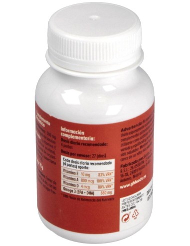 Higado De Bacalao 500Mg. 110Perlas de Ghf