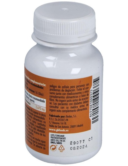 Glucomanano 600Mg. 100Cap. de Ghf