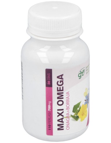 Maxi Omega Onagra Y Borraja 500Mg. 110Perlas de Ghf