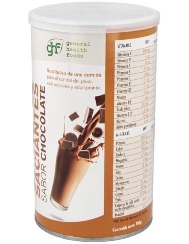 Batido Saciante 700G Polvo Sabor Chocolate de General Health