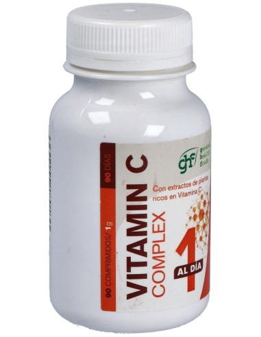 Vitamina C complex natural 1 g 90 comprimidos GHF