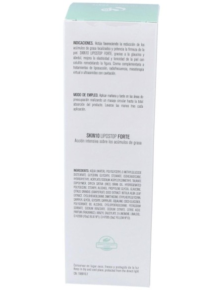 Skin10 Lipostop Forte 200Ml. de Medichy Model