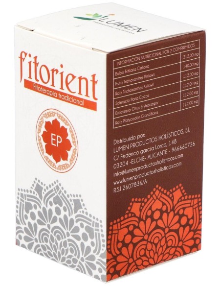 E.P. Estancamiento De Pulmon 60Comp. Fitorient de Lumen