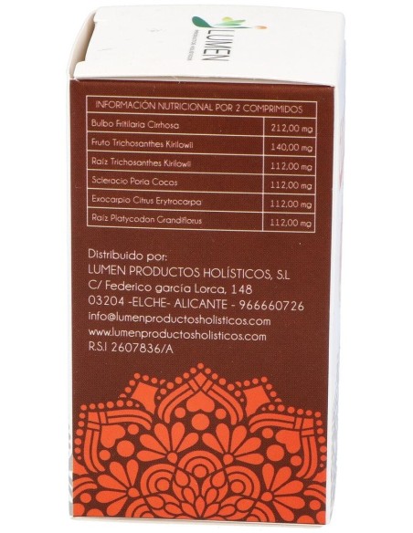 E.P. Estancamiento De Pulmon 60Comp. Fitorient de Lumen