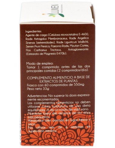 Q.Y.-E.S. Tonifica Qi Y Yang 60Comp. Fitorient de Lumen