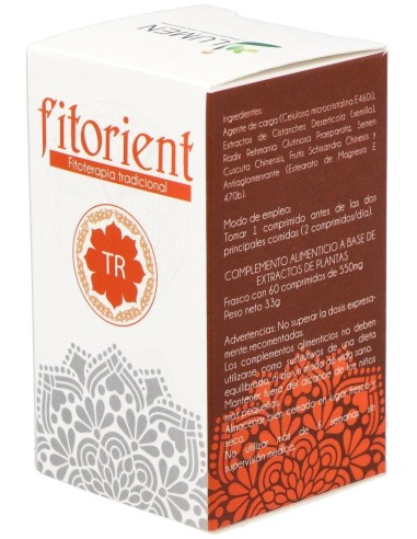 T.R. Tonificar Riñon 60Comp. Fitorient de Lumen