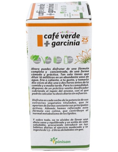 Cafe Verde Con Garcinia 500Ml. de Pinisan
