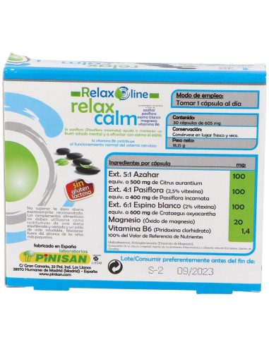 Relax Line Relaxcalm 30Cap. de Pinisan