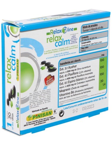Relax Line Relaxcalm 30Cap. de Pinisan
