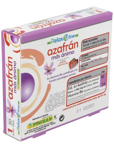Relax Line Azafran Mas Animo 30Cap. de Pinisan