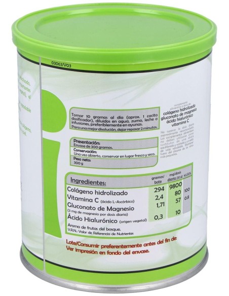 Colageno Hidrolizado 300Gr. de Pinisan